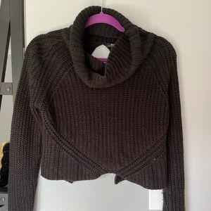 open back sweater